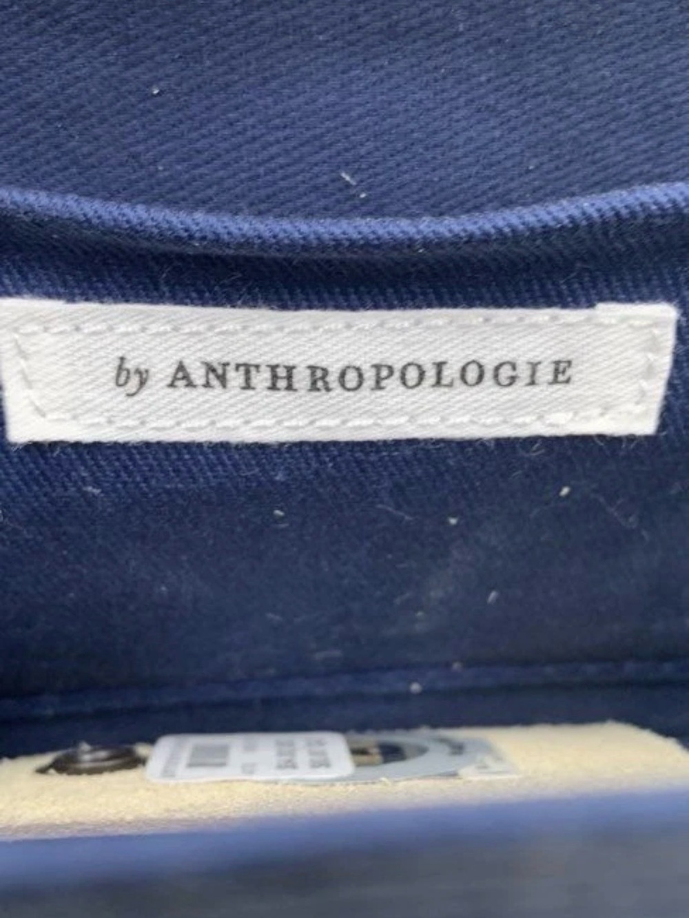 Anthropologie black velvet clutch bag - Picture 6 of 7